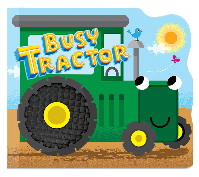 Busy Tractor Children's Board Book