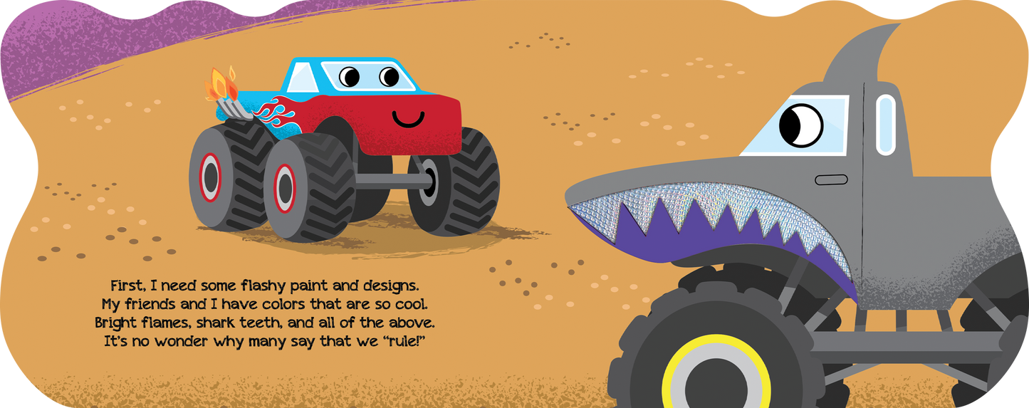 Mega Monster Truck Children's Board Book