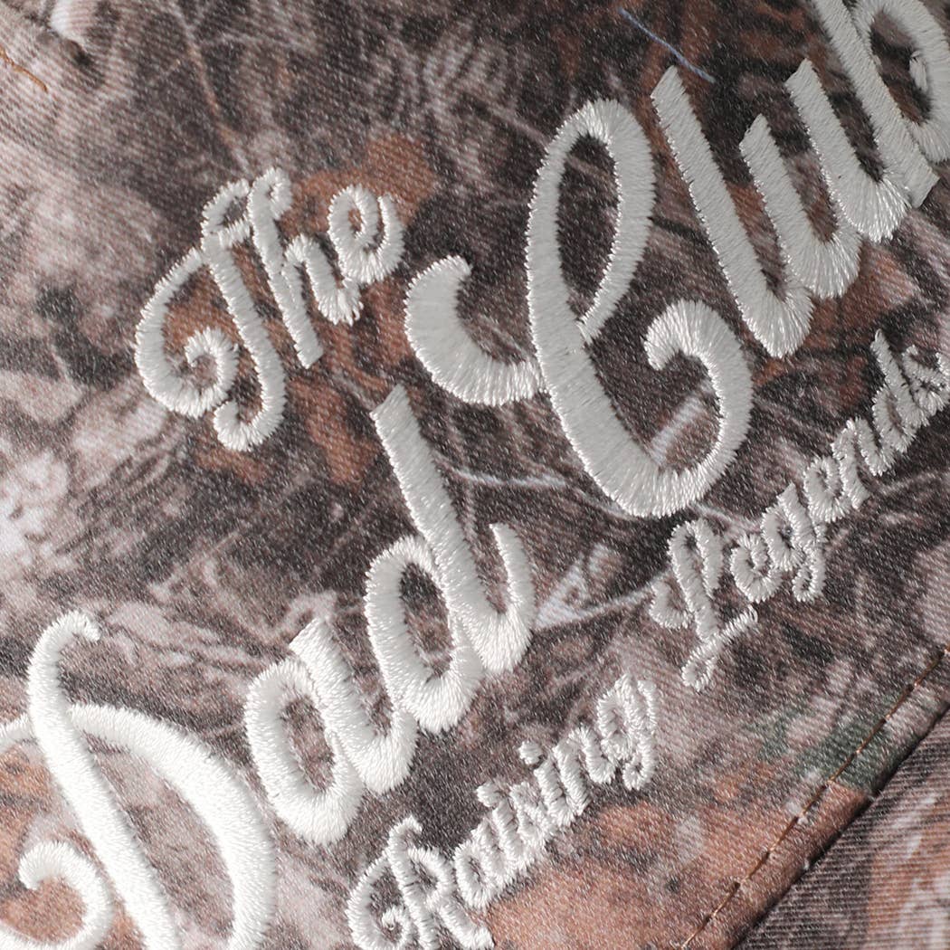 THE DAD CLUB RAISING LEGENDS Embroidered Camo Trucker Hat