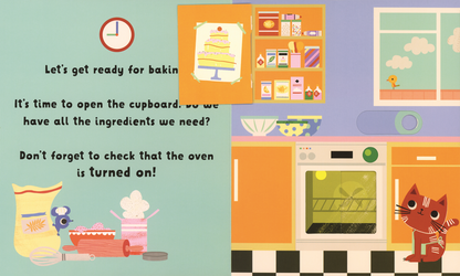 It's Time To... Bake It! Kids Interactive Book