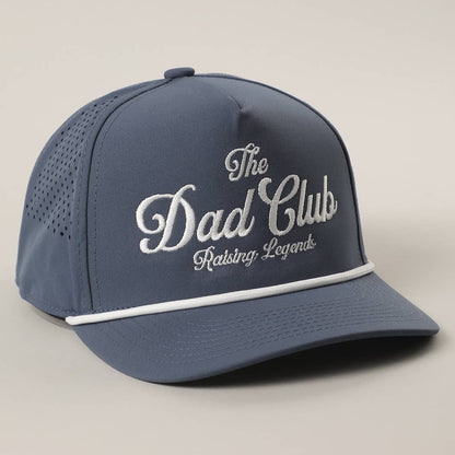 THE DAD CLUB Embroidered Performance Hat: SAND