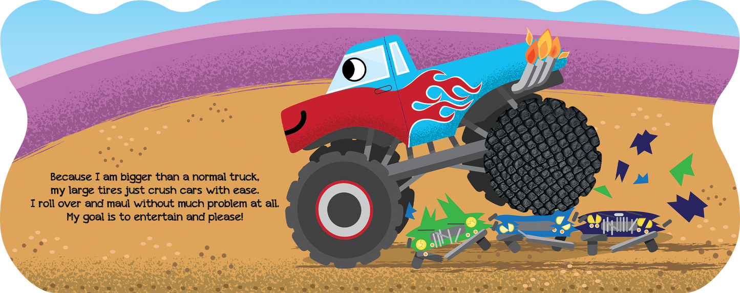 Mega Monster Truck Children's Board Book