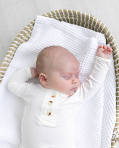 Newborn Baby Three Piece Set- White