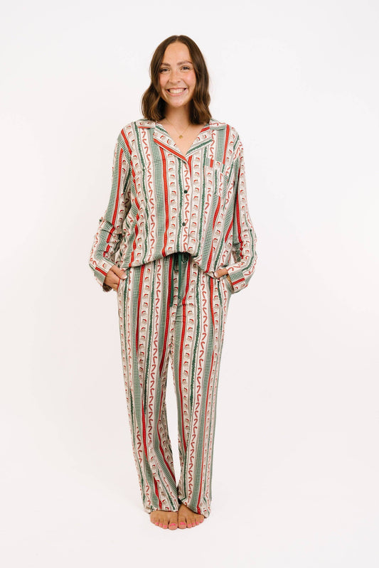 Christmas Cheer Adult's Bamboo Pajama Set