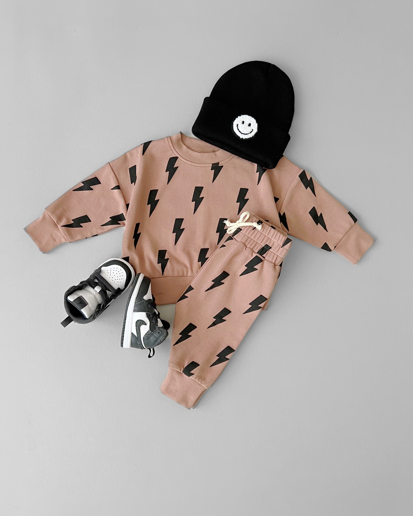 Mocha Bolts Infant & Toddler Jogger Set