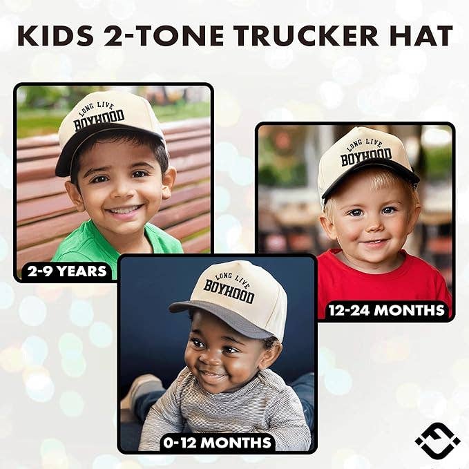 Long Live Boyhood Snapback Hat - Kids
