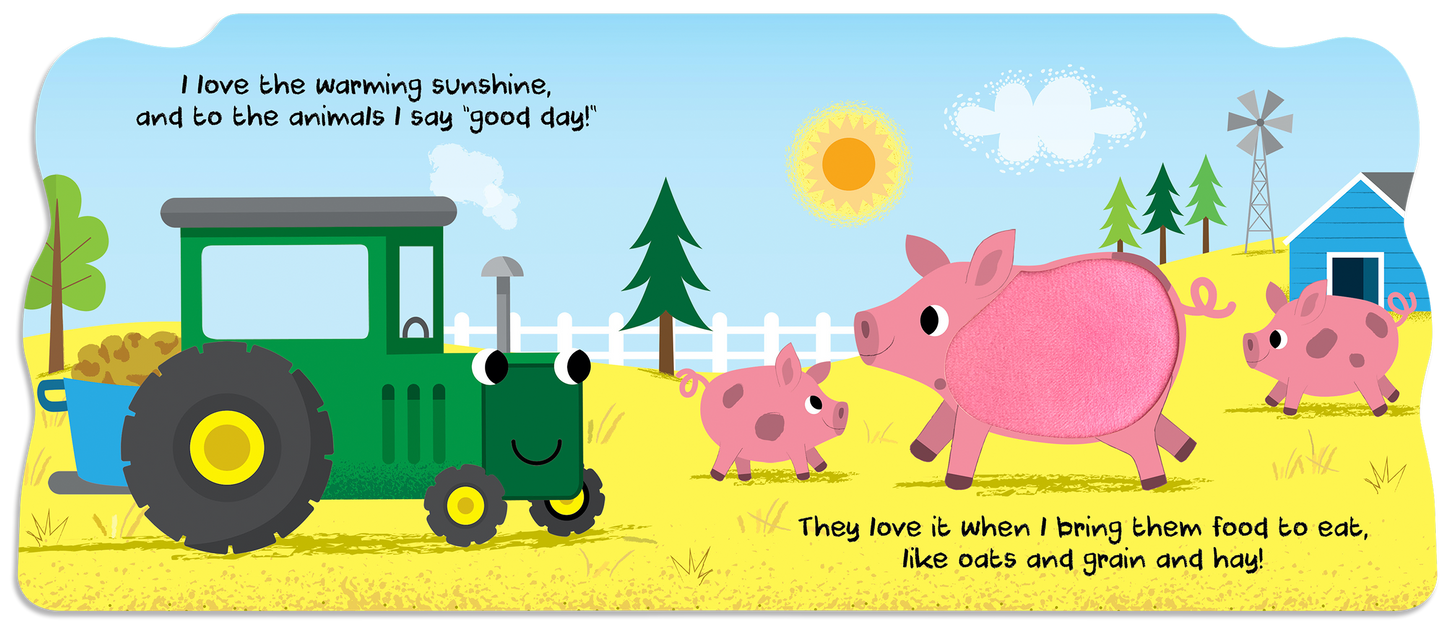 Busy Tractor Children's Board Book