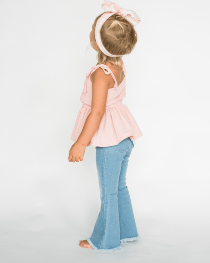 Light Wash Denim Bell Bottoms