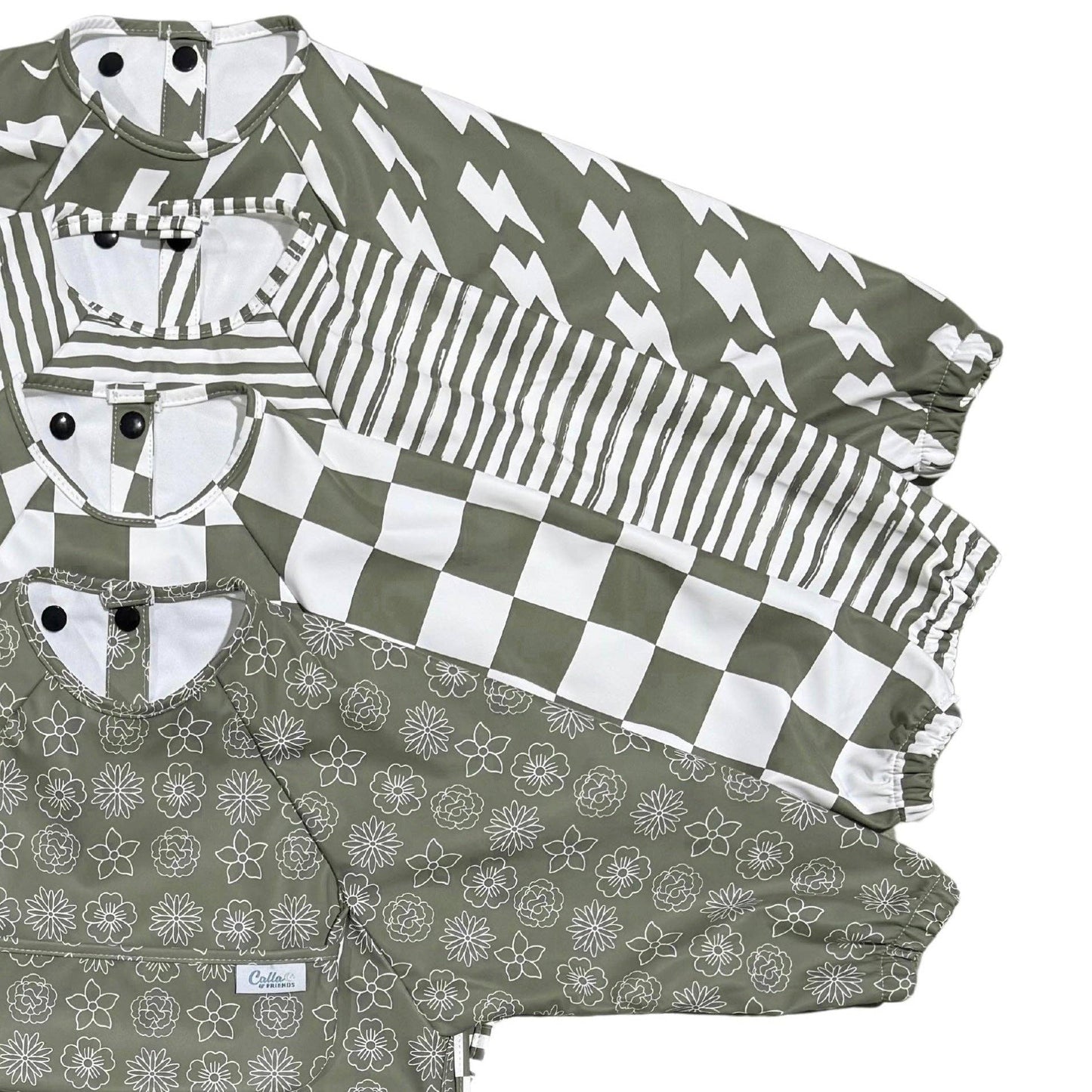 The Grayson Long Sleeve Bib - Blossom: Petal Pink