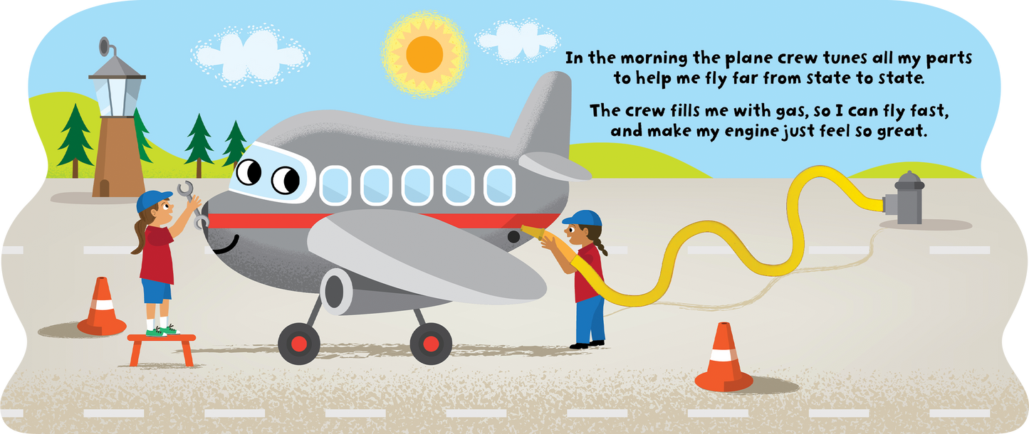 Amazing Airplane - Children's Touch and Feel Sensory Board Book
