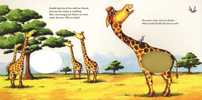 Feed the Animals Interactive Board Book for Kids