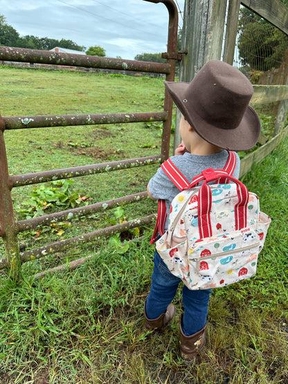 Itzy Bitzy Toddler Backpack: Strawberries & Cream