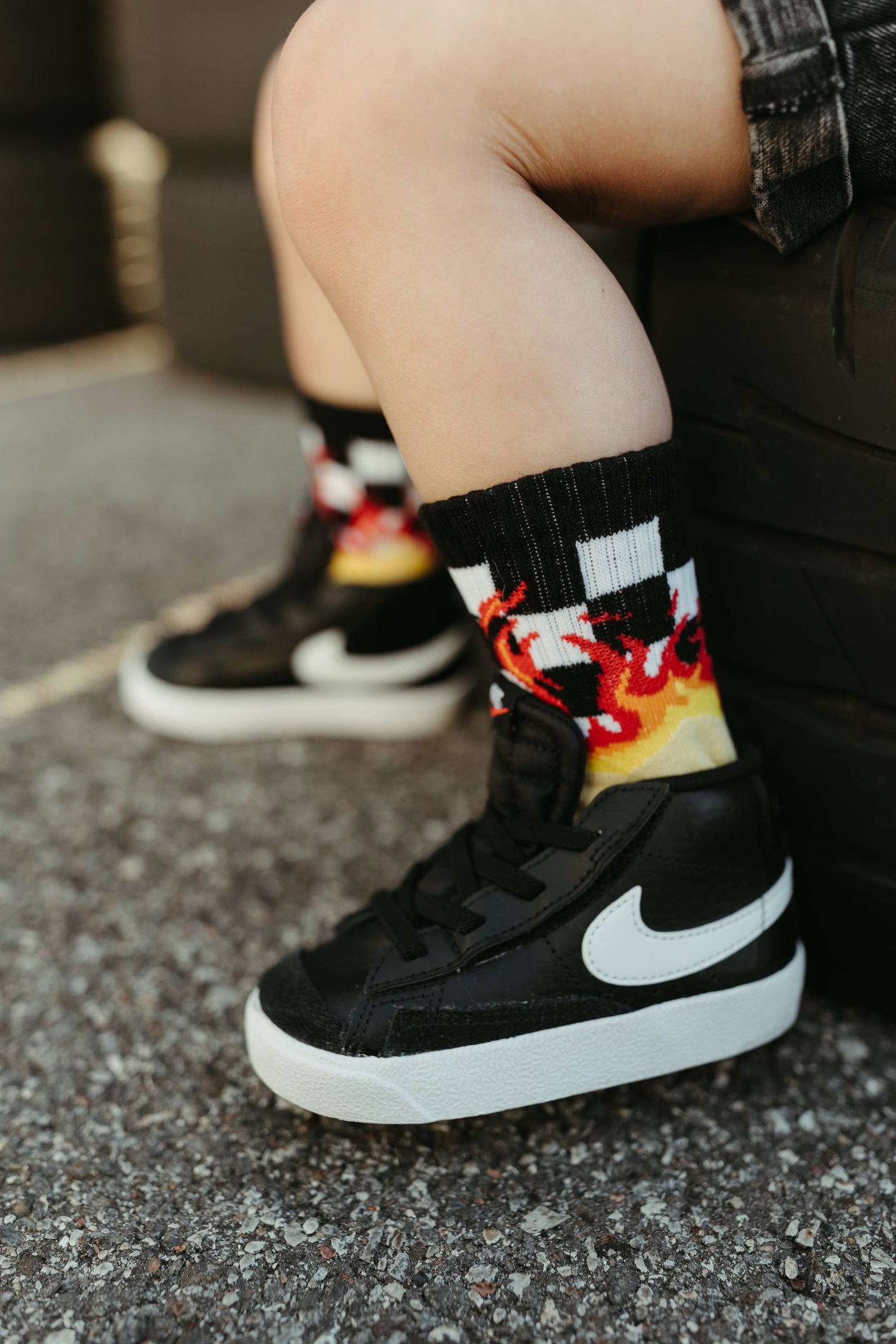 Blaze Checks Infant & Kids Socks