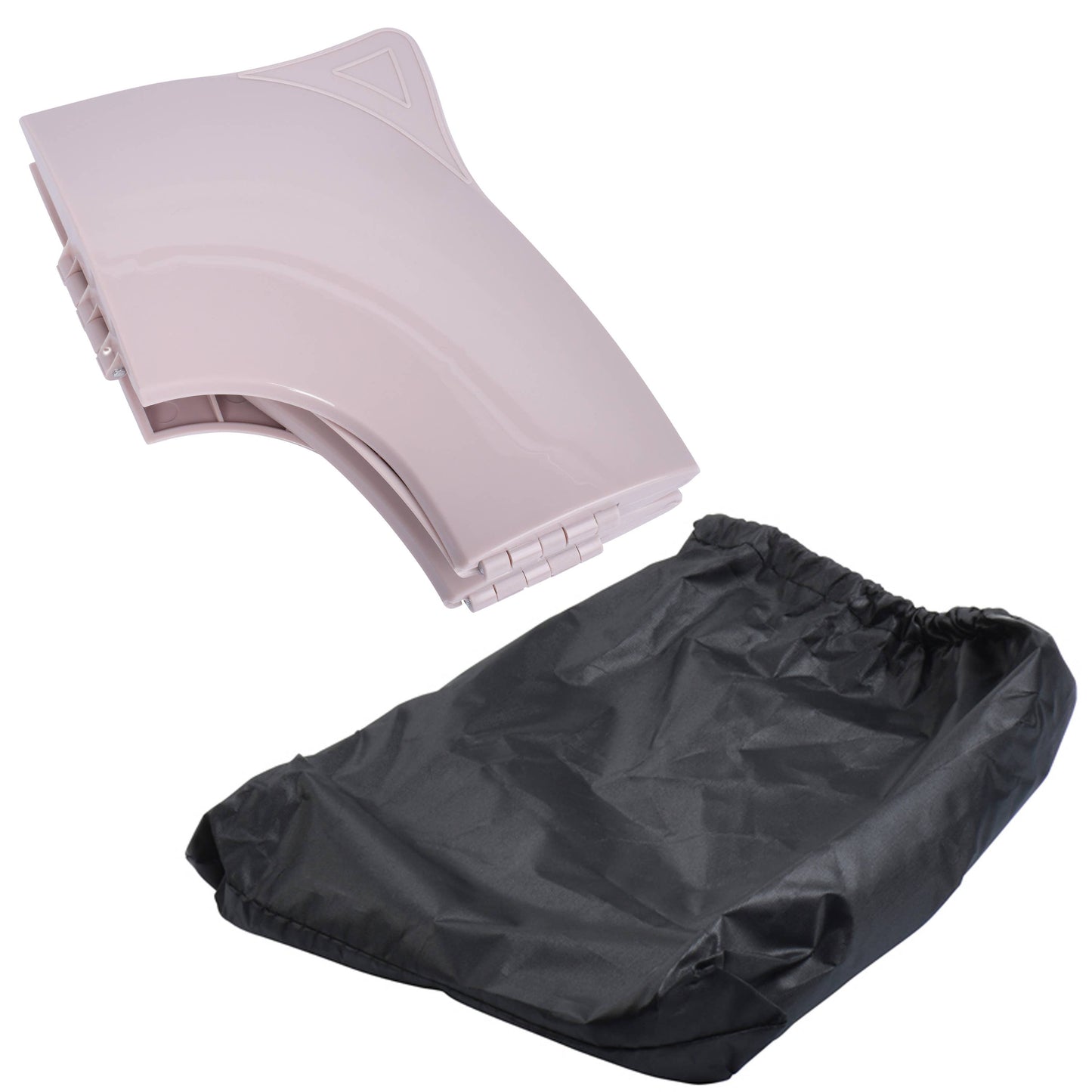 Folding Toddler Travel Potty Seat with Bag - Blush Pink