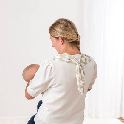 Breastfeeding Boss Nursing Cover: Chai Stripes