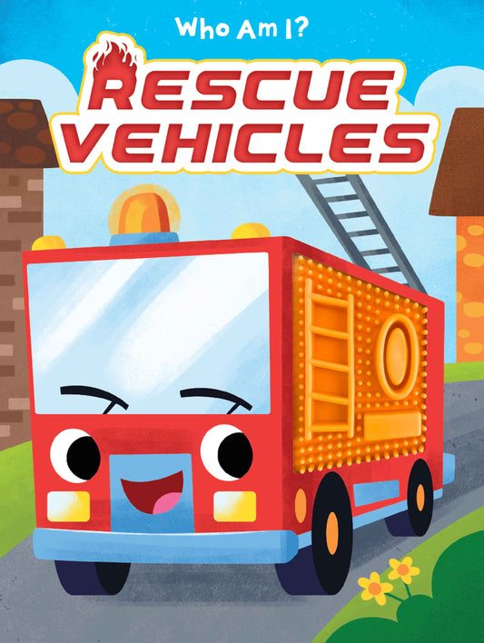 Rescue Vehicles - Silicone Touch & Feel Children's Board Book