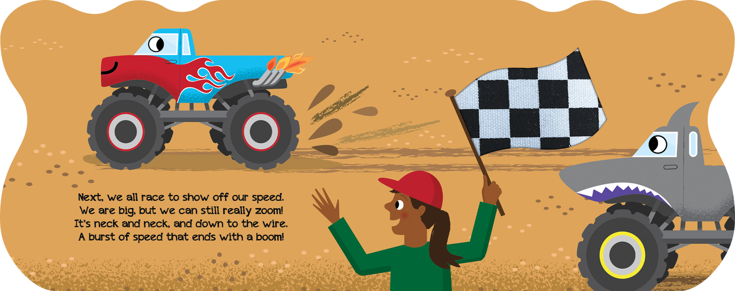 Mega Monster Truck Children's Board Book