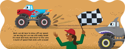 Mega Monster Truck Children's Board Book
