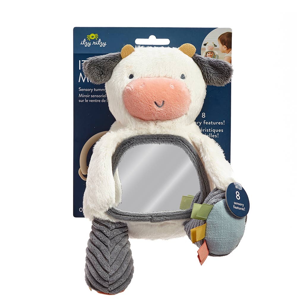 Cow Itzy Bitzy Mirror Baby Toy
