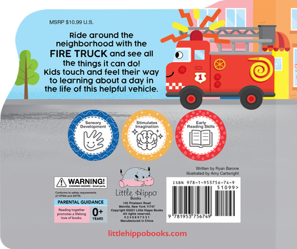 Friendly Fire Truck Children's Board Book