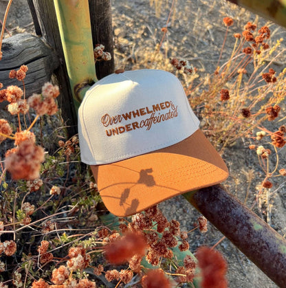 Overwhelmed & Under Caffeinated Hat