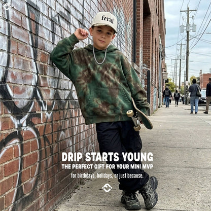 Feral Camo Kids Snapback Hat