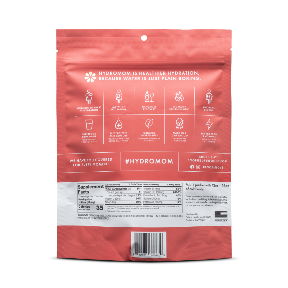 Hydromom Electrolyte Drink Mix