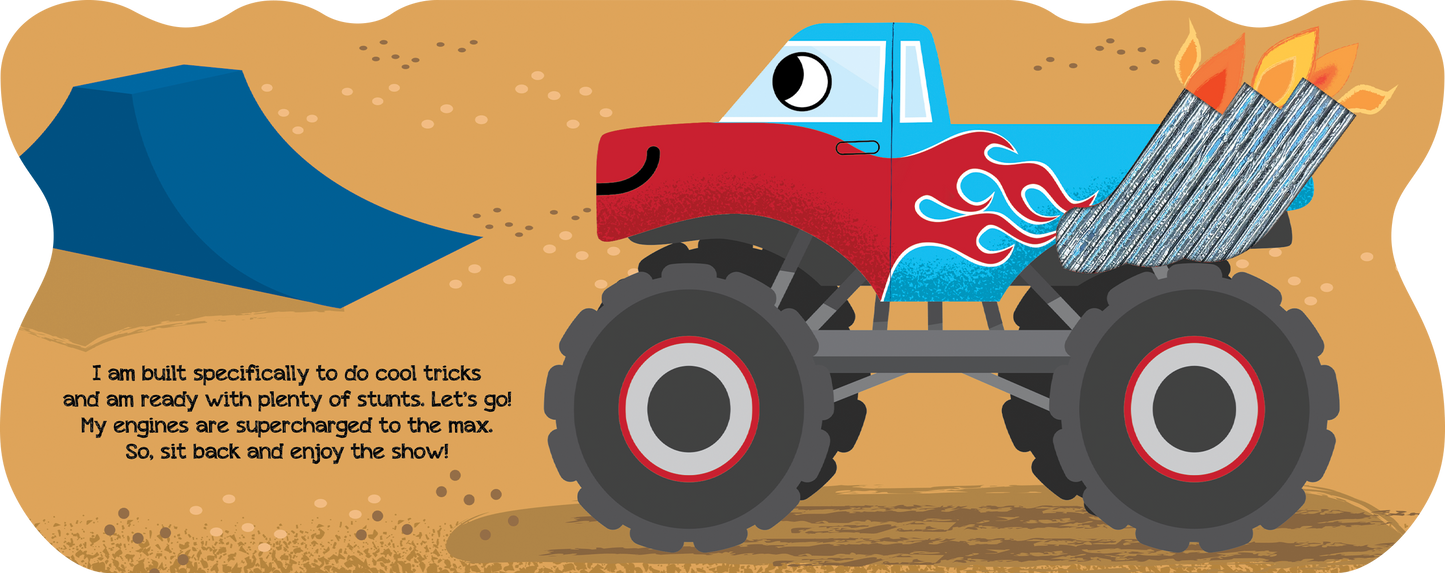 Mega Monster Truck Children's Board Book