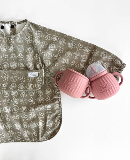 The Grayson Long Sleeve Bib - Blossom: Petal Pink