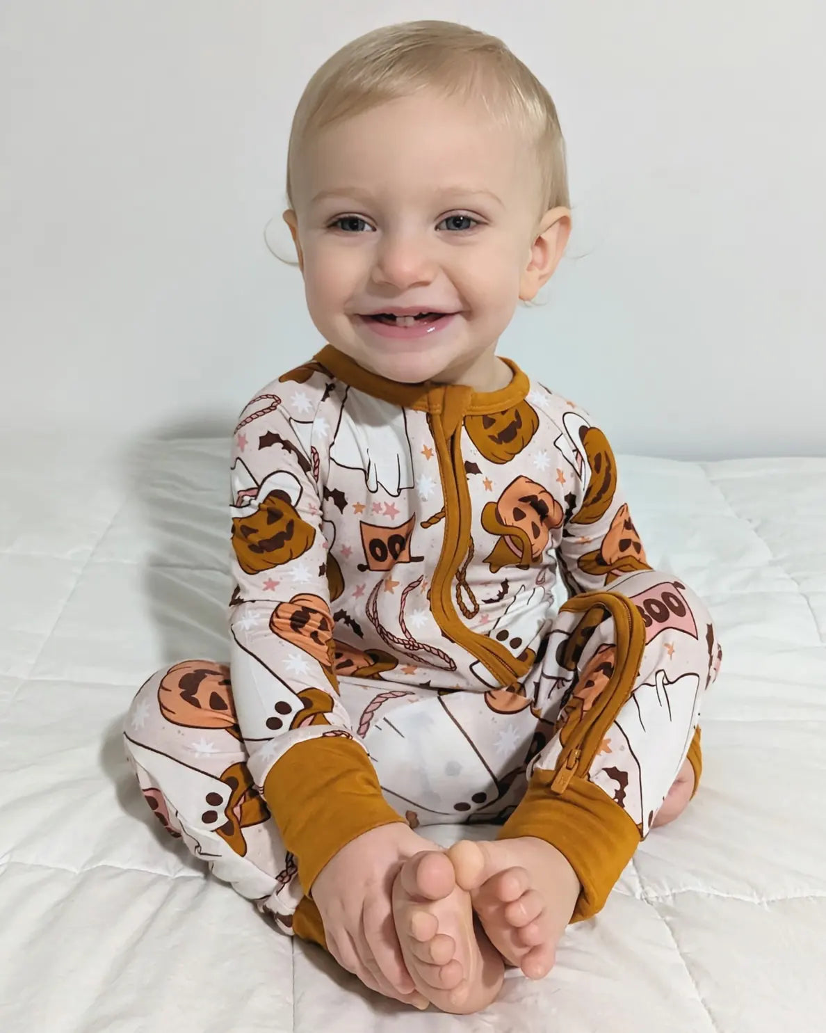 Infant boutique rompers deals