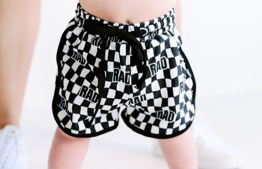 Rad Checker Swim Shorts