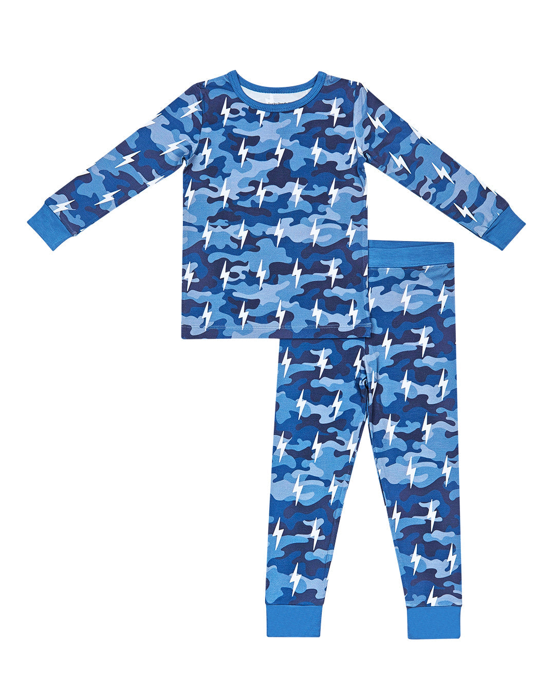 Bamboo Two Piece Set | Blue Camo Bolts - COLLECTIVE