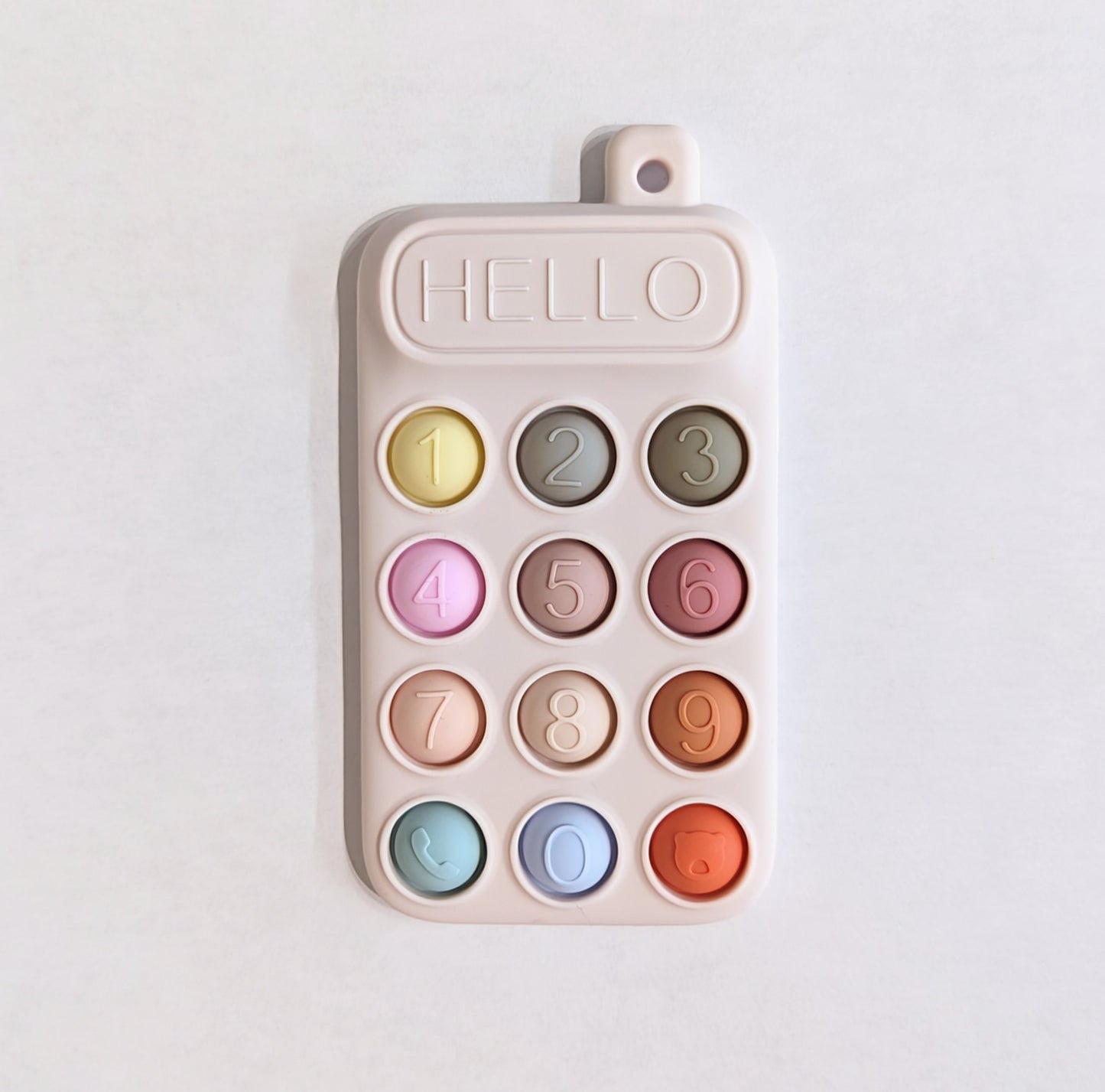 Phone Silicone Pop Sensory Toy Teether