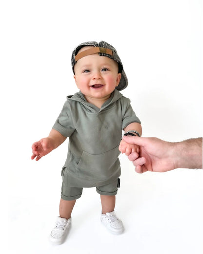 Olive Harem Shorts
