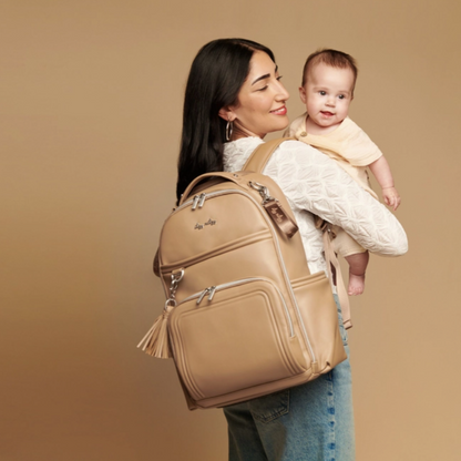 Chai Latte Boss Plus Backpack Diaper Bag