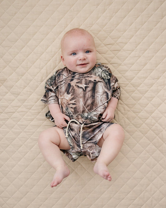 Shorts Set | Brown Camo