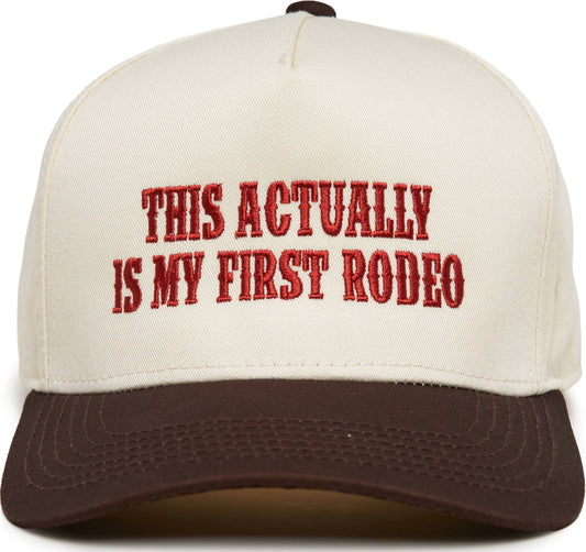 This Actually Is My First Rodeo Snapback - Kids