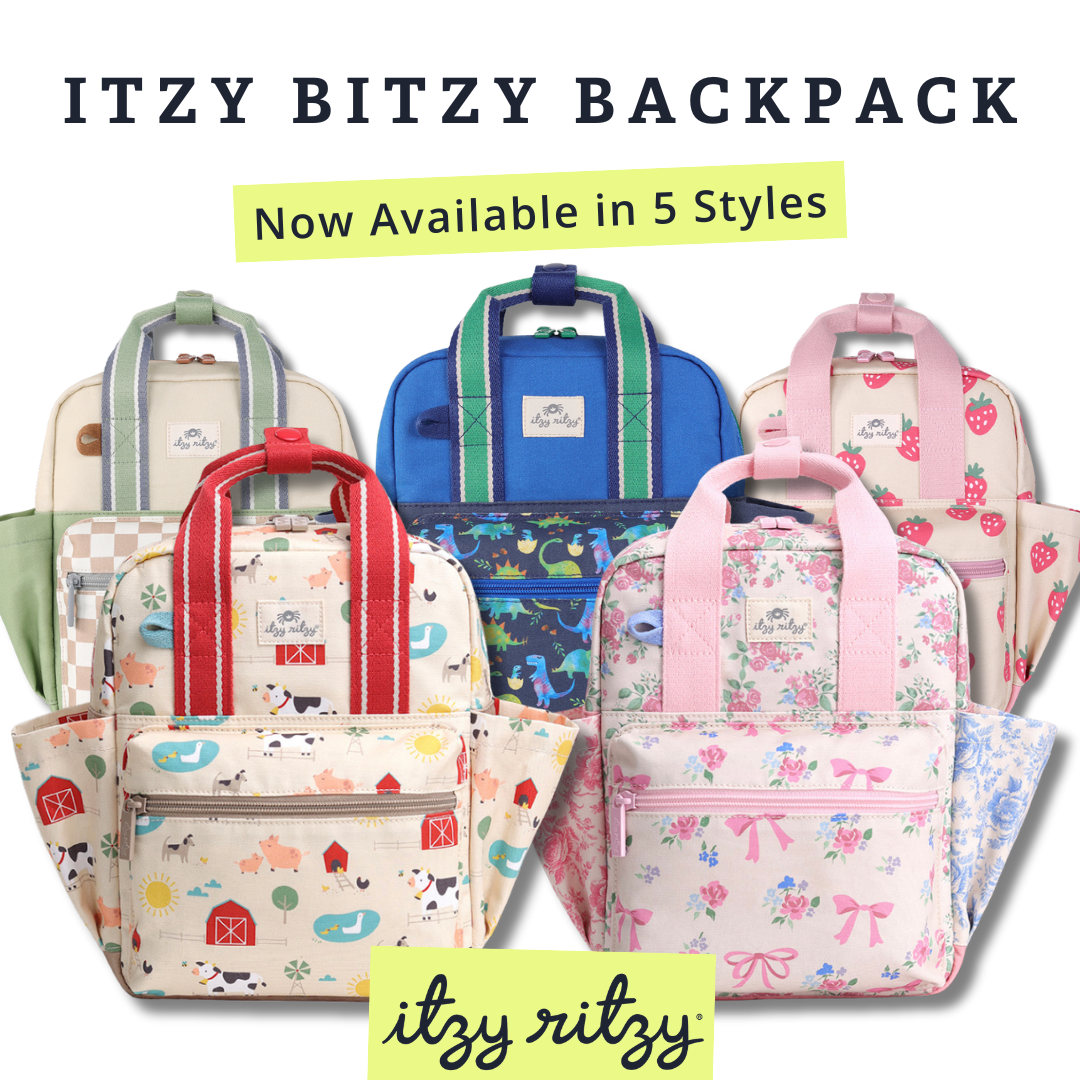 Itzy Bitzy Toddler Backpack: Strawberries & Cream