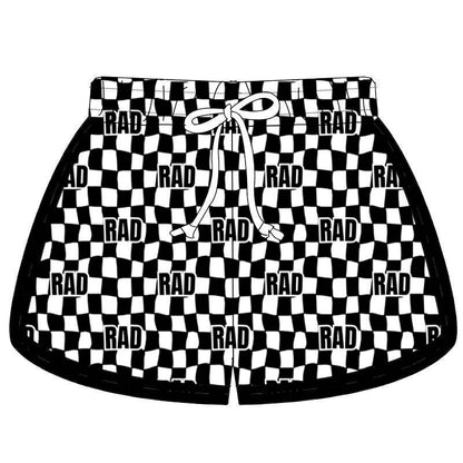 Rad Checker Swim Shorts