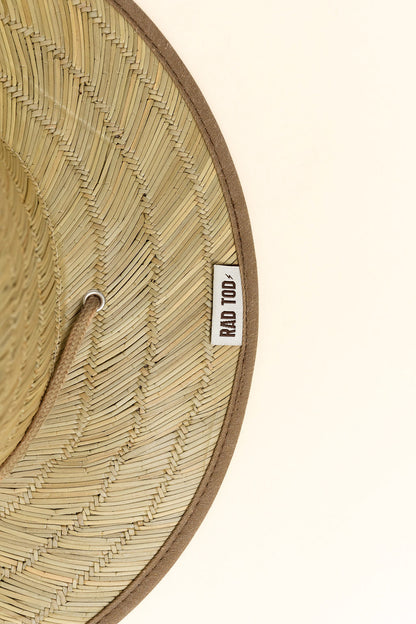 TODDLER STRAW HAT - ACID WASH DUNE
