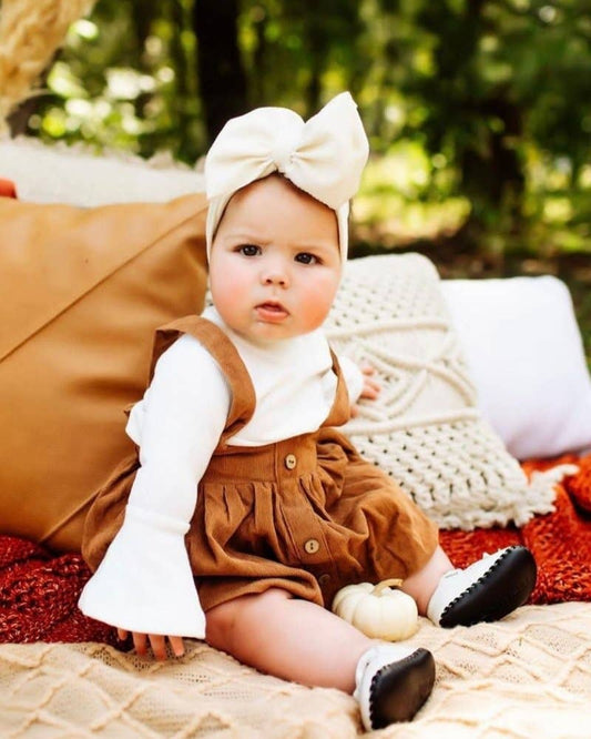 Praline Corduroy Suspender Skirt Dress