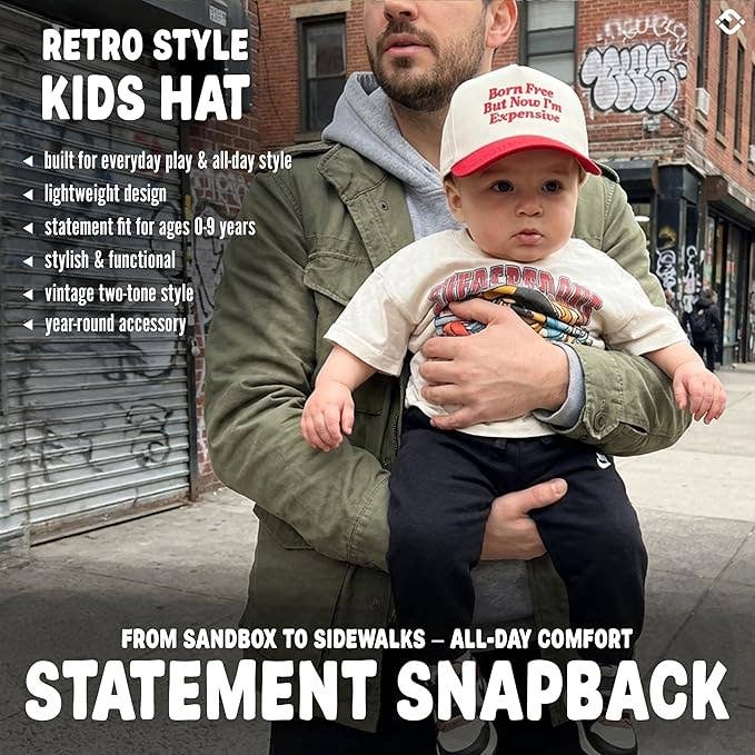 KID'S Born Free But Now I'm Expensive Snapback Hat