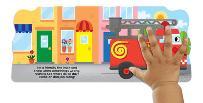 Friendly Fire Truck Children's Board Book
