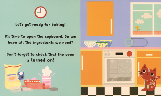 It's Time To... Bake It! Kids Interactive Book