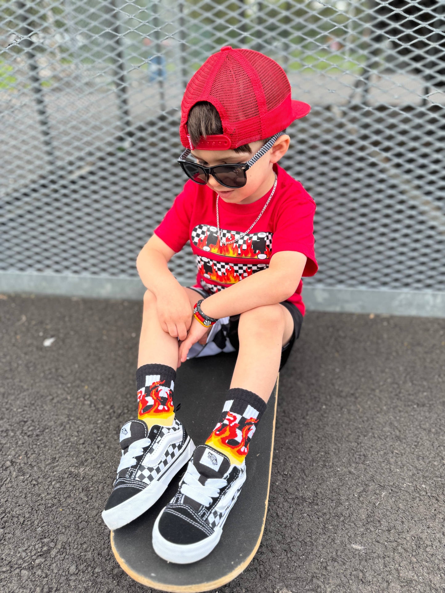 Blaze Checks Infant & Kids Socks