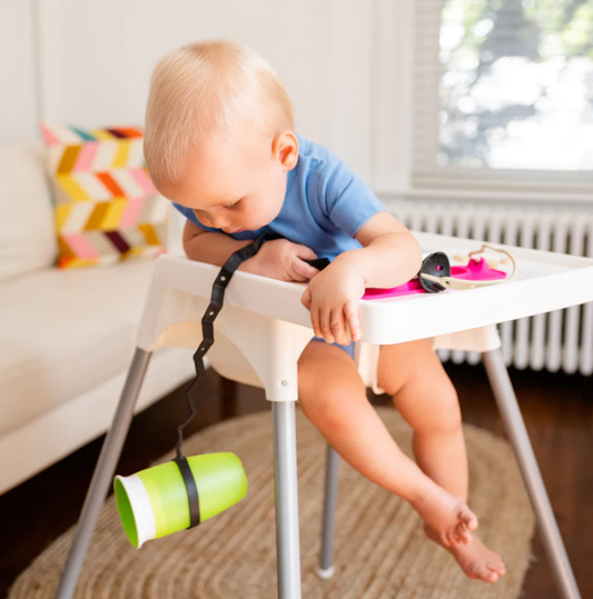 A Busy Baby Bottle Bungee | Tan