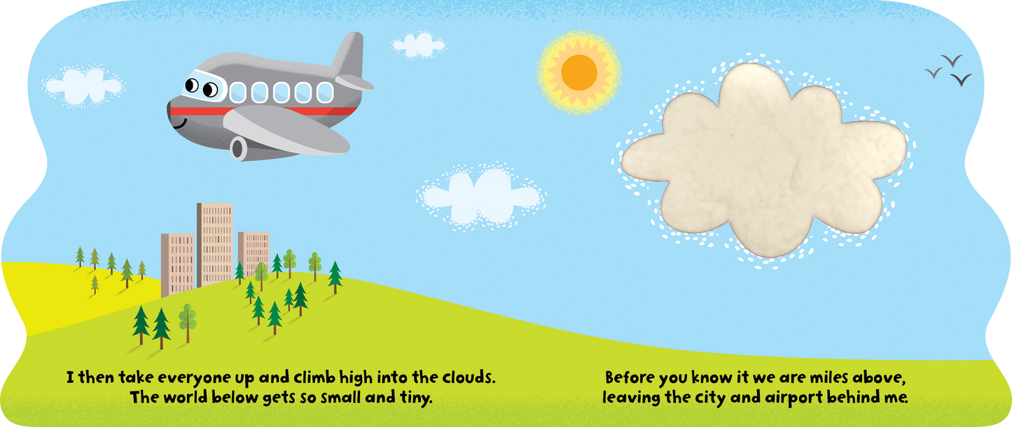 Amazing Airplane - Children's Touch and Feel Sensory Board Book