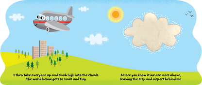 Amazing Airplane - Children's Touch and Feel Sensory Board Book