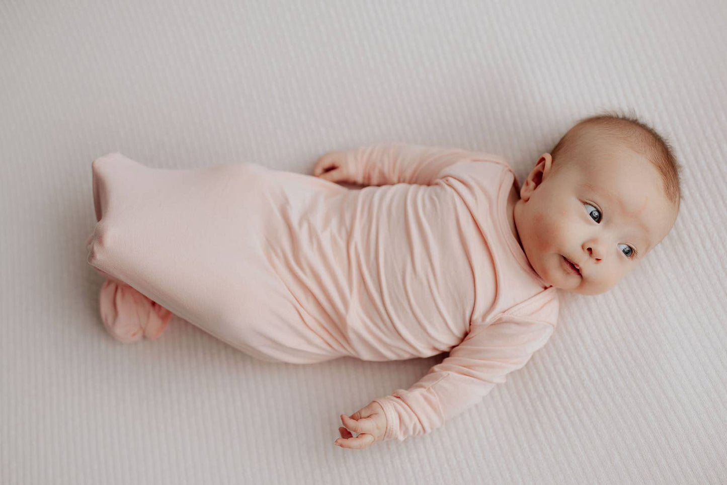 Heavenly Pink Knotted Gown: Gown & Bow