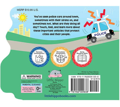 On Patrol with Police Car Children's Board Book